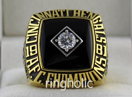 1981 Cincinnati Bengals AFC American Football Championship Ring