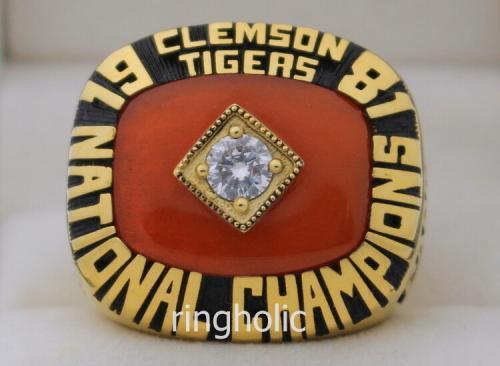 1981 Clemson Tigers NCAA Championship Ring