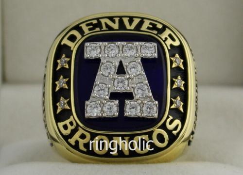 1986 Denver Broncos AFC American Football Champions Rings Ring