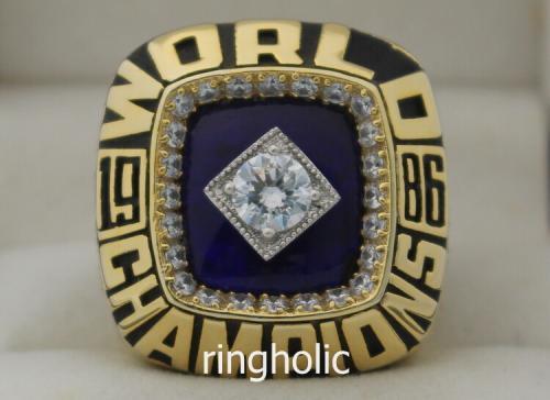 1986 New York Mets MLB World Series Championship Ring