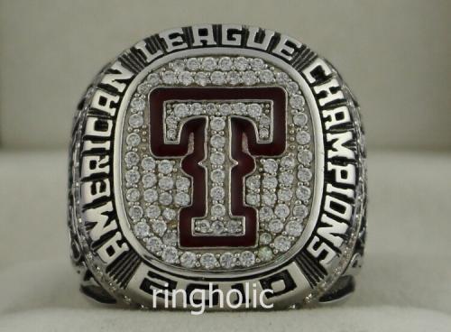 2010 Texas Rangers AL American League World Series Championship Ring